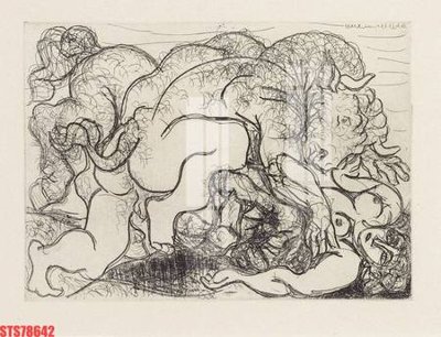 File tranh Tranh sơn dầu phương tây tổng hợp STS78642 (ảnh gốc) in trần xuyên sáng