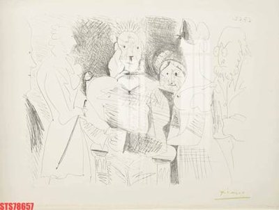 File tranh gốc Tranh sơn dầu phương tây tổng hợp STS78657 chủ đề hiện đại