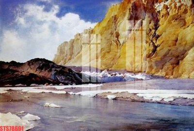 File tranh Tranh sơn dầu phương tây tổng hợp STS78691 (gốc) chủ đề thành phố