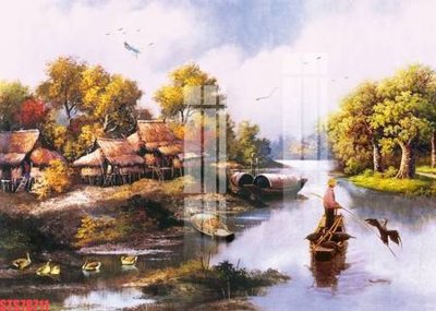 File tranh Tranh sơn dầu phương tây tổng hợp STS78711 (ảnh gốc) in trần 3D