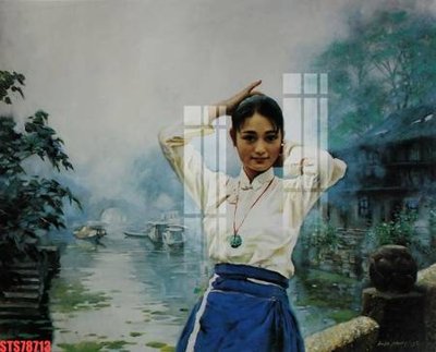 File gốc Tranh sơn dầu phương tây tổng hợp STS78713 (PSD/TIFF) độ phân giải cao