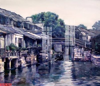 File ảnh Tranh sơn dầu phương tây tổng hợp STS78727 (gốc) cho trang trí nội thất