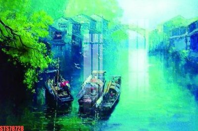 Tải file gốc Tranh sơn dầu phương tây tổng hợp STS78728 dùng cho in ấn