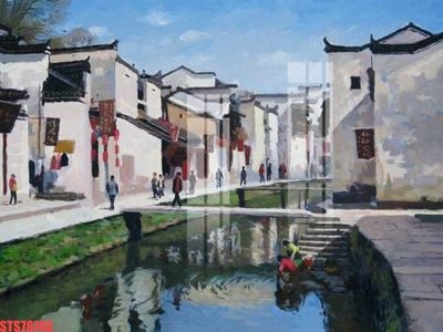 File tranh trang trí Tranh sơn dầu phương tây tổng hợp STS78743 (file gốc)