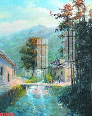 File gốc Tranh sơn dầu phương tây tổng hợp STS78748 (cho in 3D) độc đáo