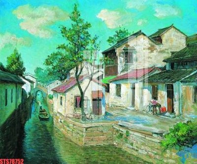 File tranh Tranh sơn dầu phương tây tổng hợp STS78752 (ảnh gốc) độ nét vượt trội