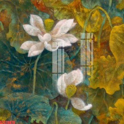 File PSD in ấn Tranh sơn dầu phương tây tổng hợp STS78870 (chất lượng cao)