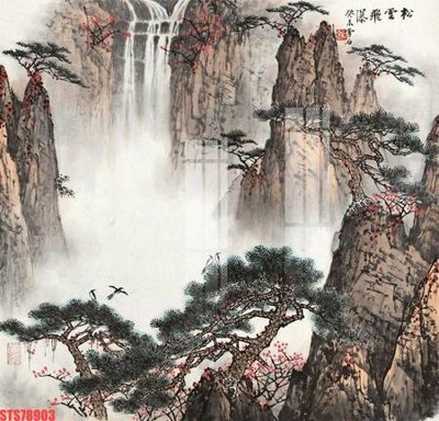 File gốc Tranh sơn dầu phương tây tổng hợp STS78903 (in tráng gương) nghệ thuật