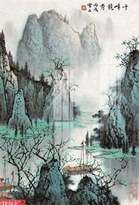 File gốc Tranh sơn dầu phương tây tổng hợp STS78962 (in lụa) tranh mã đáo