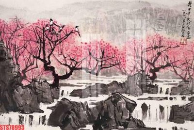 File gốc Tranh sơn dầu phương tây tổng hợp STS78993 (vector) cho in ấn