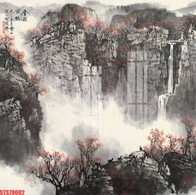 File gốc Tranh sơn dầu phương tây tổng hợp STS79002 (AI/EPS) cho in ấn