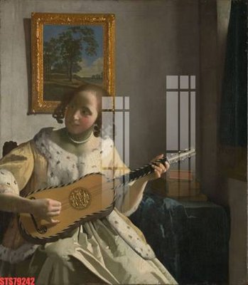 File ảnh Tranh sơn dầu phương tây tổng hợp STS79242 (gốc) in PP, decal