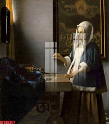 Hình ảnh file gốc in trần nhà Tranh sơn dầu phương tây tổng hợp STS79257