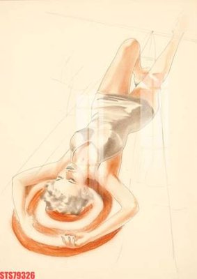 File in mica Tranh sơn dầu phương tây tổng hợp STS79326 (bản gốc) sắc sảo