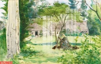 File gốc Tranh sơn dầu phương tây tổng hợp STS79652 (AI/EPS) cho in ấn