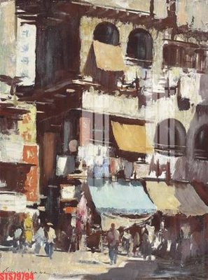 File gốc Tranh sơn dầu phương tây tổng hợp STS79794 (in lụa) tranh thuận buồm