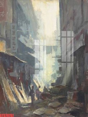 File ảnh Tranh sơn dầu phương tây tổng hợp STS79797 (gốc) cho trang trí nội thất