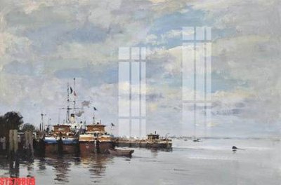 Download file Tranh sơn dầu phương tây tổng hợp STS79808 (gốc) in mica ốp bếp