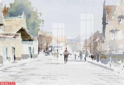 File tranh Tranh sơn dầu phương tây tổng hợp STS79846 (bản gốc) in canvas