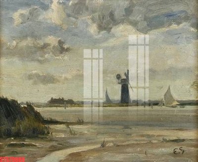 File in trần Tranh sơn dầu phương tây tổng hợp STS79888 (bản gốc) mây trời