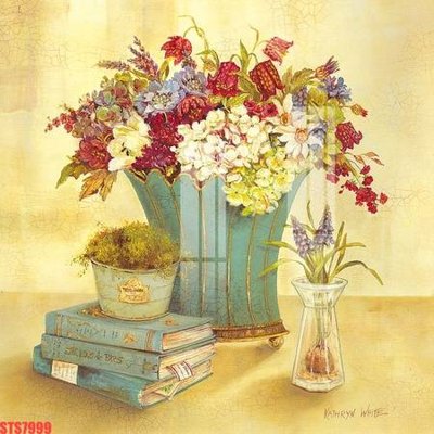 File ảnh Tranh sơn dầu phương tây tổng hợp STS7999 (gốc) in decal dán tường