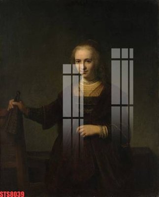 File in ấn cao cấp Tranh sơn dầu phương tây tổng hợp STS8039 (file gốc)