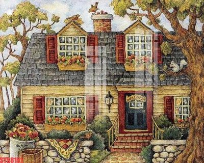 Tải file gốc Tranh sơn dầu phương tây tổng hợp STS8151 dùng cho in ấn