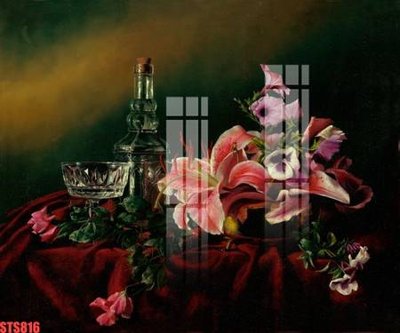 File gốc Tranh sơn dầu phương tây tổng hợp STS816 (in mica) làm quà tặng