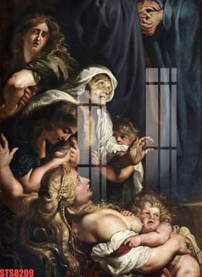 File in lụa Tranh sơn dầu phương tây tổng hợp STS8209 (tân cổ điển) Tranh sơn dầu phương tây tổng hợp STS8209