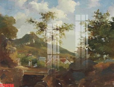 File gốc Tranh sơn dầu phương tây tổng hợp STS8266 (in tráng gương) nghệ thuật