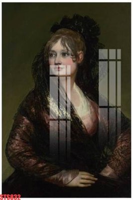 File tranh trang trí Tranh sơn dầu phương tây tổng hợp STS832 (file gốc)