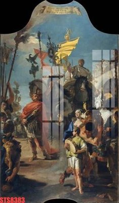 File tranh gốc Tranh sơn dầu phương tây tổng hợp STS8383 (bản quyền) độc đáo