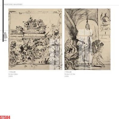 Download file gốc Tranh sơn dầu phương tây tổng hợp STS84 (in lụa) tranh 3D