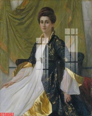 Download file ảnh gốc Tranh sơn dầu phương tây tổng hợp STS8507 để in ấn