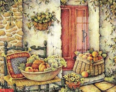 File gốc Tranh sơn dầu phương tây tổng hợp STS8551 (chủ đề hiện đại) trang trí