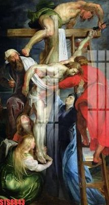 Download file Tranh sơn dầu phương tây tổng hợp STS8643 (gốc) in mica bàn thờ