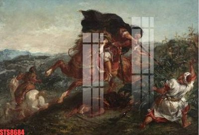 File tranh Tranh sơn dầu phương tây tổng hợp STS8684 (bản gốc) in canvas