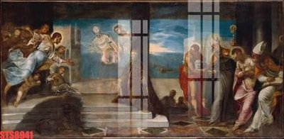 File gốc Tranh sơn dầu phương tây tổng hợp STS8941 (chuẩn CMYK) cho nhà in