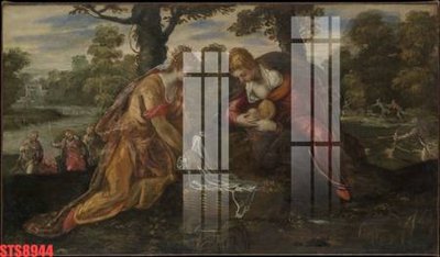 Tải file Tranh sơn dầu phương tây tổng hợp STS8944 (gốc) in tranh tráng gương