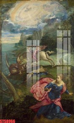 File gốc Tranh sơn dầu phương tây tổng hợp STS8966 (in ấn) màu sắc trung thực