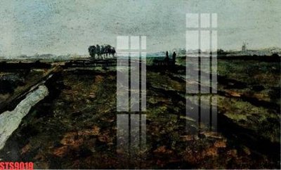 File tranh Tranh sơn dầu phương tây tổng hợp STS9019 (gốc) chủ đề thiên nhiên