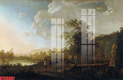 File in ấn cao cấp Tranh sơn dầu phương tây tổng hợp STS9307 (file gốc)