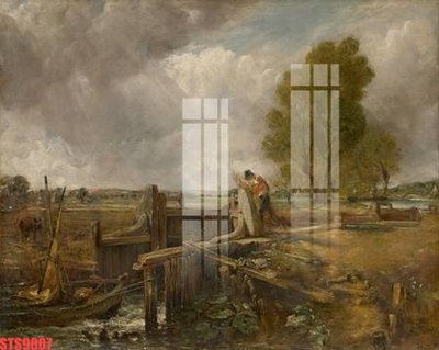 File tranh in trần 3D Tranh sơn dầu phương tây tổng hợp STS9807 (ảnh gốc)