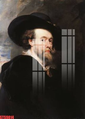 Ảnh gốc Tranh sơn dầu phương tây tổng hợp STS9814 (nét căng) in mica