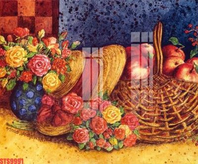 File ảnh Tranh sơn dầu phương tây tổng hợp STS9991 (gốc) in poster