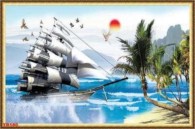 File gốc File thuận buồm xuôi gió TB180 (in lụa) chi tiết cao