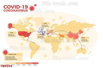 File tranh quảng cáo Tranh bản đồ thế giới TBD154 (download file gốc)