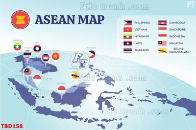 File gốc Tranh bản đồ thế giới TBD158 (chuẩn CMYK) cho nhà in
