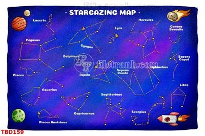 File in trần Tranh bản đồ thế giới TBD159 (bản gốc) mây trời