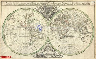 Download file gốc Tranh bản đồ thế giới TBD207 (in mica) 3D